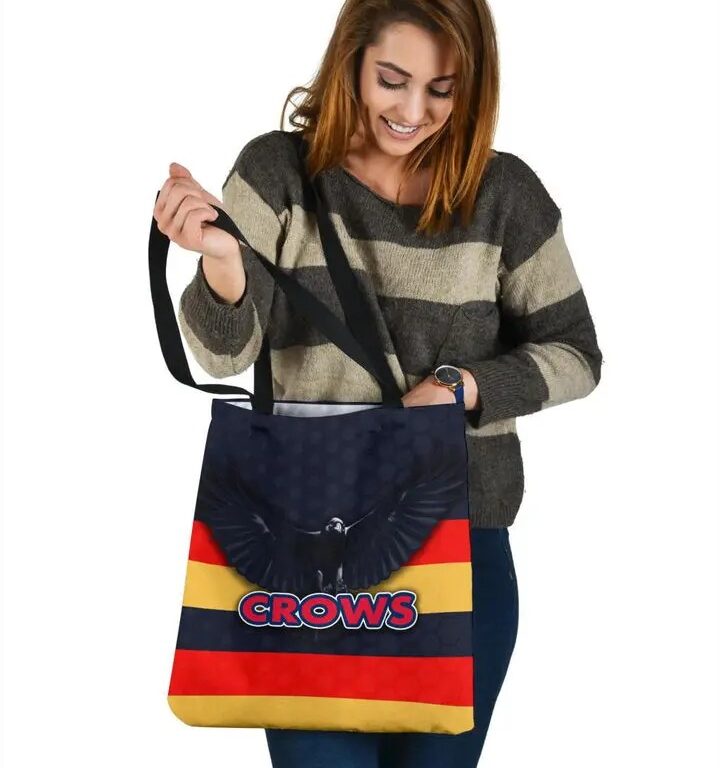 AFL Adelaide Crows Red Gold Tote Bag