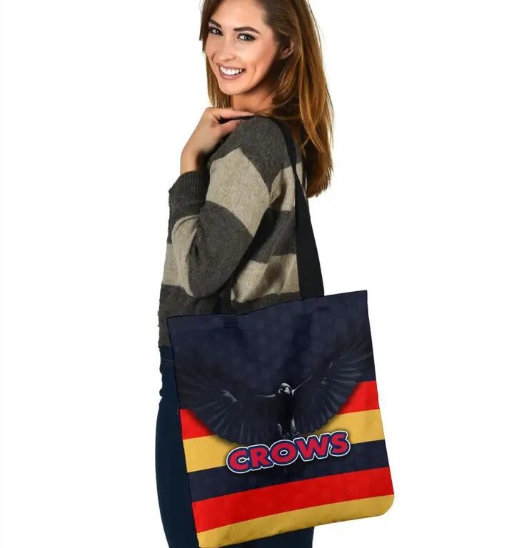 AFL Adelaide Crows Red Gold Tote Bag