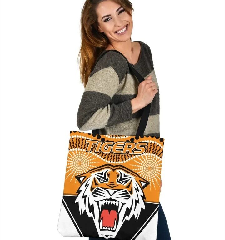 NRL Wests Tigers Newest Indigenous Tote Bag