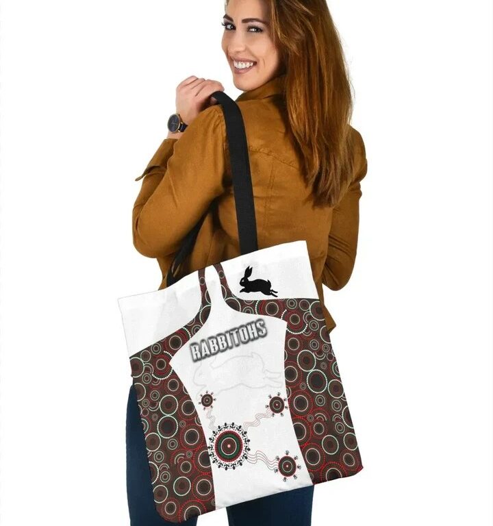 NRL South Sydney Rabbitohs New Indigenous Trending Tote Bag