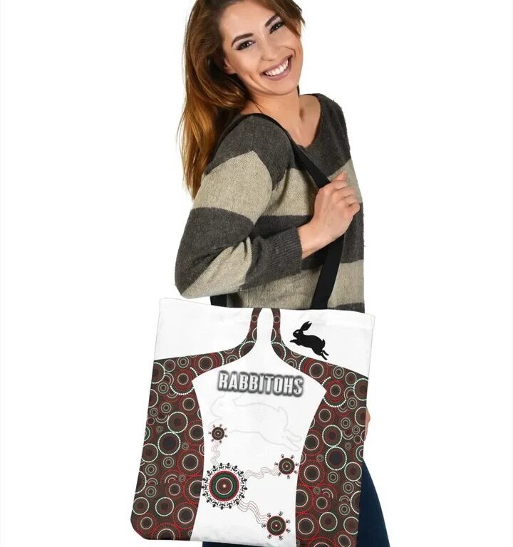 NRL South Sydney Rabbitohs New Indigenous Trending Tote Bag