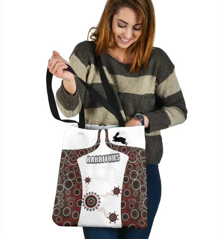 NRL South Sydney Rabbitohs New Indigenous Trending Tote Bag