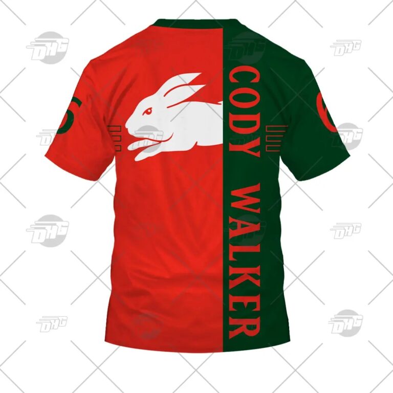 NRL South Sydney Rabbitohs Cody Walker Elite Player T-Shirt STYLE T17