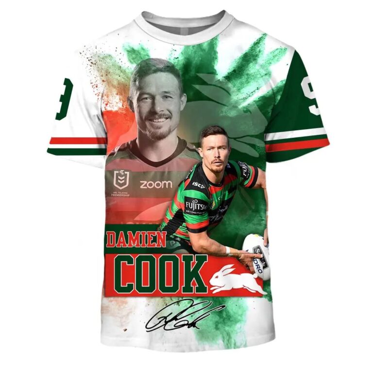 NRL South Sydney Rabbitohs Damien Cook T-Shirt