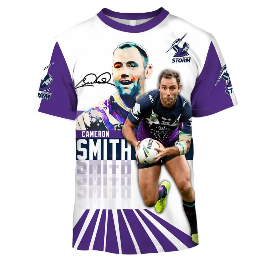 NRL Melbourne Storm Cameron Smith T-Shirt