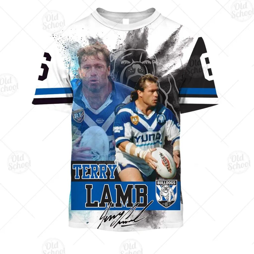NRL Canterbury-Bankstown Bulldogs Legend Terry Lamb T-Shirt