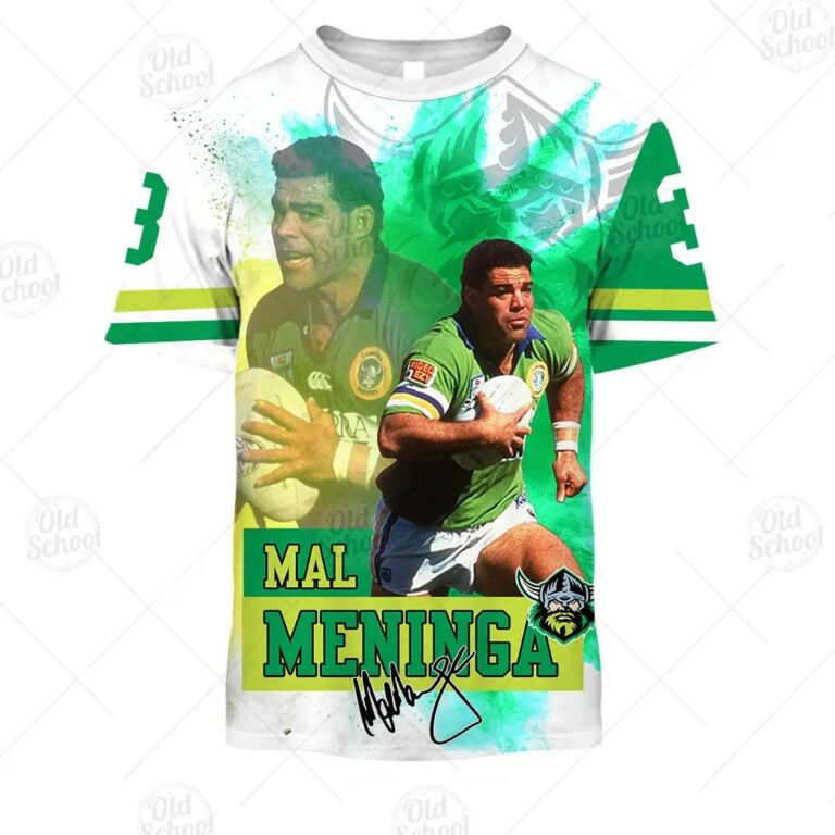 NRL Canberra Raiders Immortal Mal Meninga T-Shirt