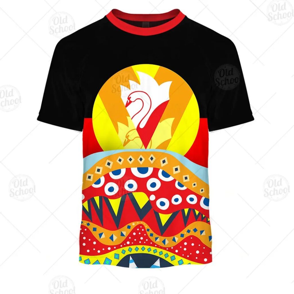 AFL Sydney Swans Dinky Di Lover Aboriginal Flag x Indigenous T-Shirt