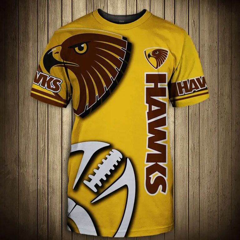 AFL Hawthorn Hawks Gold T-Shirt