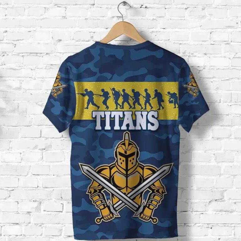 NRL Gold Coast Titans Anzac Country Style T-Shirt