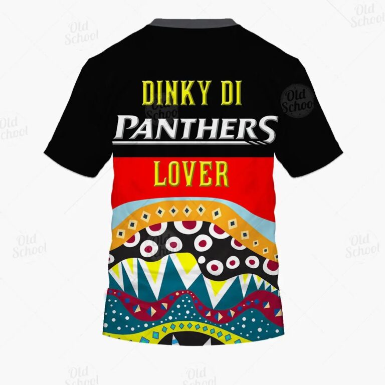 NRL Penrith Panthers Dinky Di Lover Aboriginal Flag x Indigenous T-Shirt