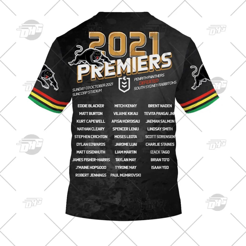 NRL Penrith Panthers Premiers 2021 T-Shirt