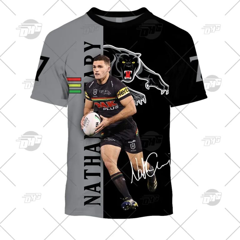 NRL Penrith Panthers Nathan Cleary Elite Player Style T-Shirt