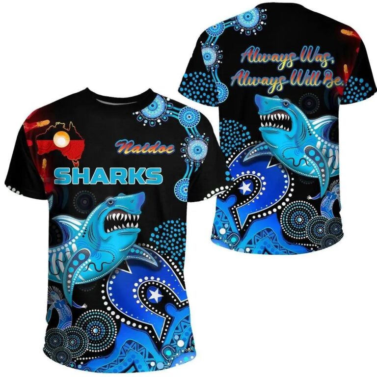 NRL Cronulla-Sutherland Sharks Naidoc T-Shirt
