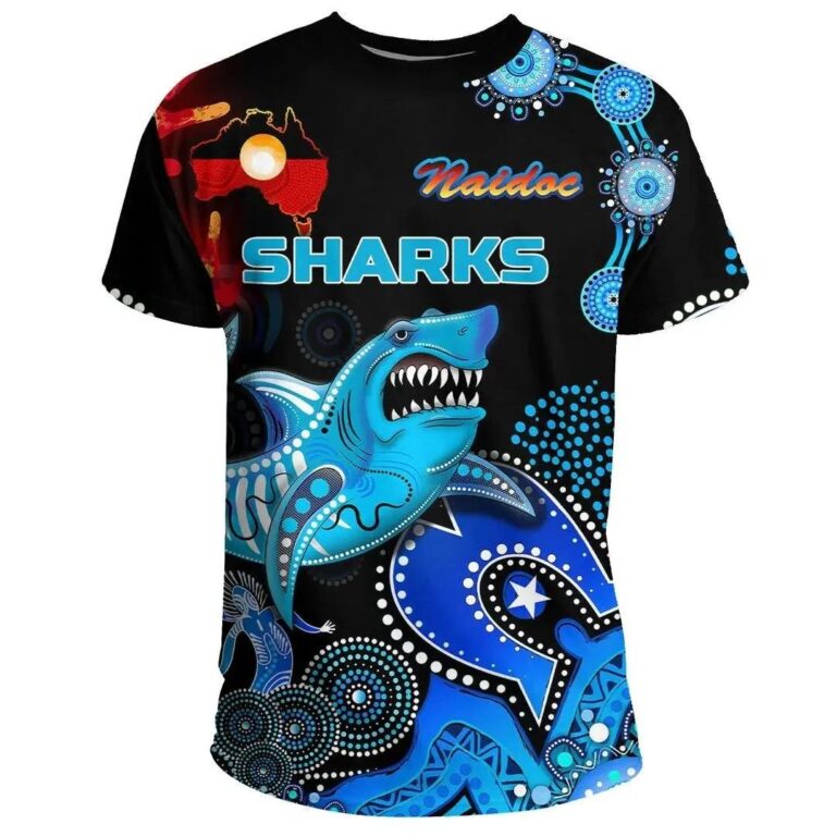 NRL Cronulla-Sutherland Sharks Naidoc T-Shirt