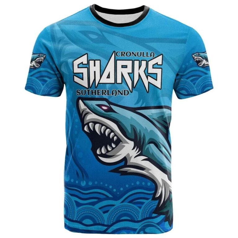 NRL Cronulla-Sutherland Sharks Rugby Team T-Shirt
