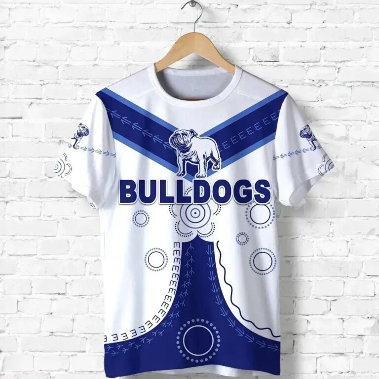 NRL Canterbury-Bankstown Bulldogs Simple Indigenous T-Shirt