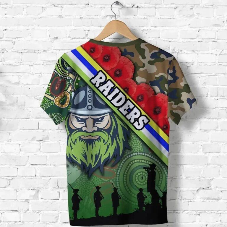 NRL Canberra Raiders Anzac Day T-Shirt