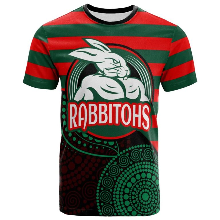 NRL South Sydney Rabbitohs Rugby Super Style T-Shirt