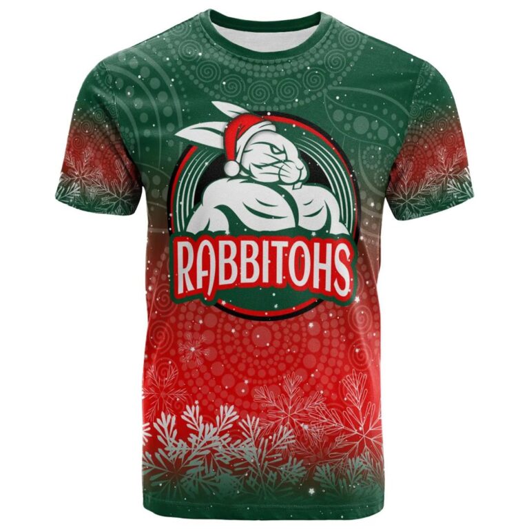 NRL South Sydney Rabbitohs Christmas Rugby T-Shirt