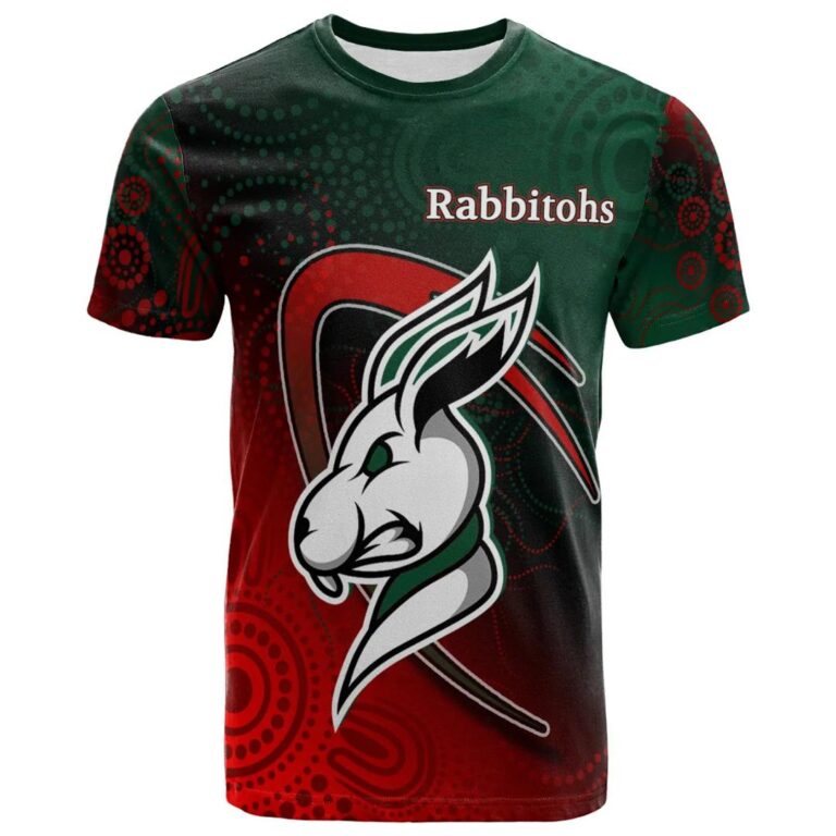NRL South Sydney Rabbitohs Rugby Red T-Shirt