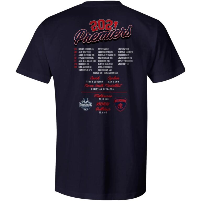 AFL Melbourne Demons 2021 Premiers T-Shirt