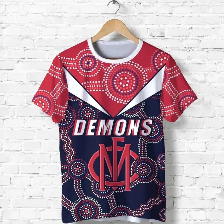 AFL Melbourne Demons Indigenous Fancy T-Shirt