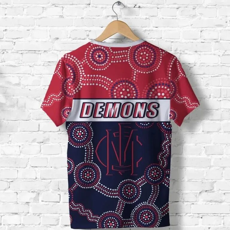 AFL Melbourne Demons Indigenous Fancy T-Shirt