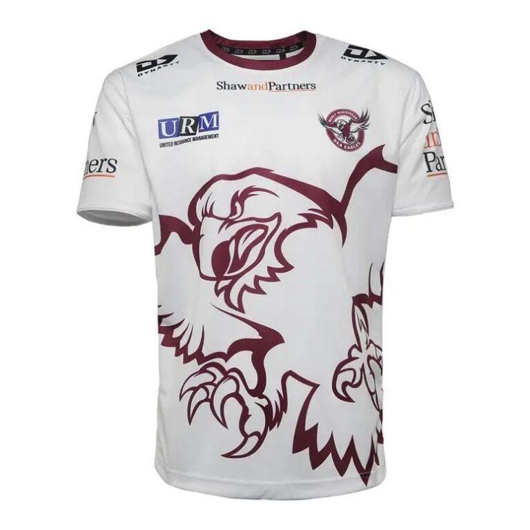 NRL Manly Warringah Sea Eagles Jersey Style T-Shirt
