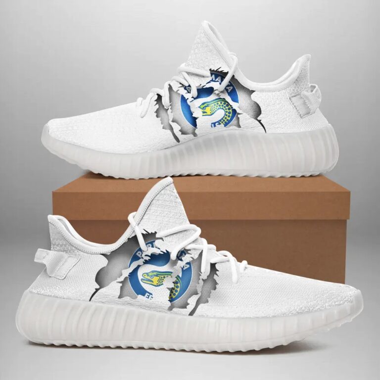 NRL Parramatta Eels Tearing Open Logo Yeezy Boost Sneakers V2