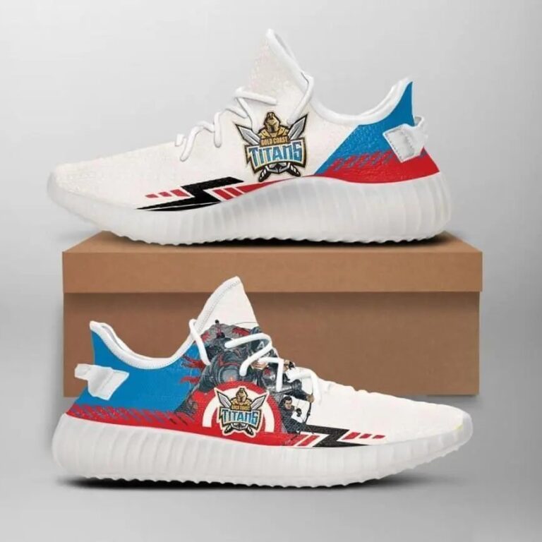 NRL Gold Coast Titans Superheroes Yeezy Boost Sneakers