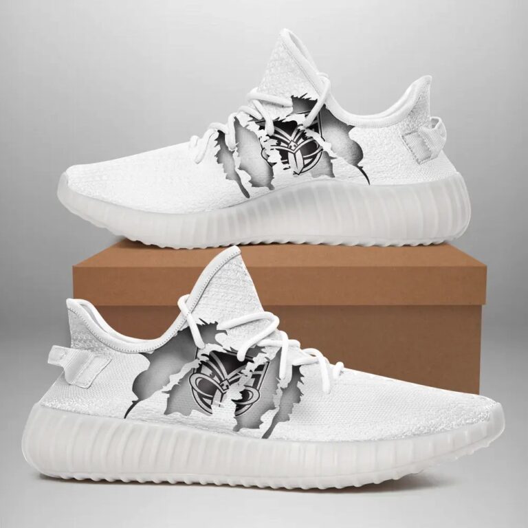 NRL New Zealand Warriors Tearing Open Logo Yeezy Boost Sneakers