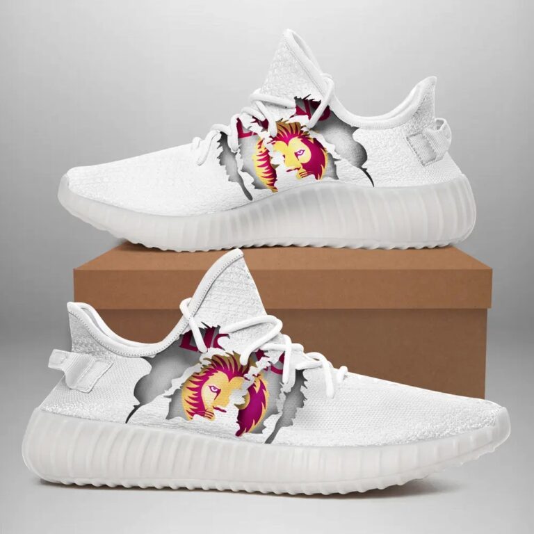 AFL Brisbane Lions Tearing Open Logo Yeezy Boost Sneakers