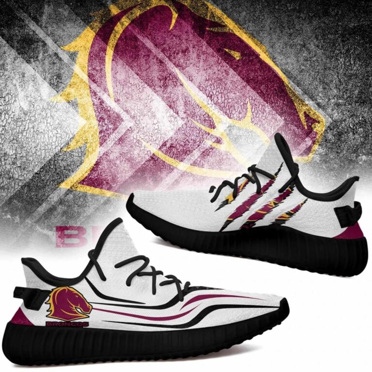 NRL Brisbane Broncos Yeezy Boost Sneakers V2