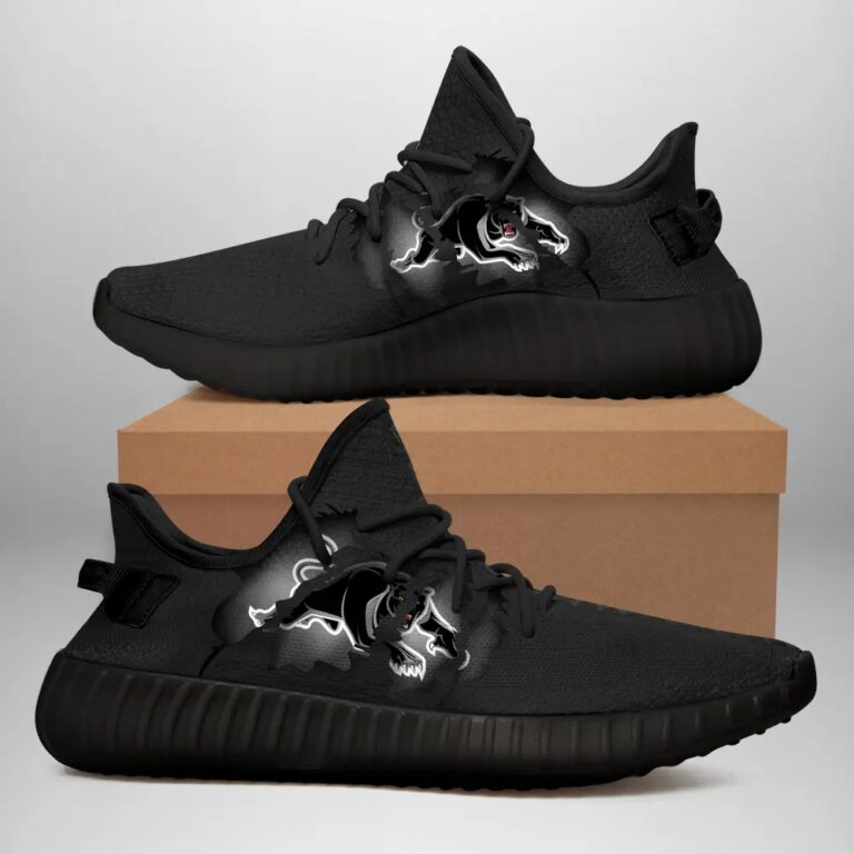 NRL Penrith Panthers Tearing Open Logo Yeezy Boost Sneakers