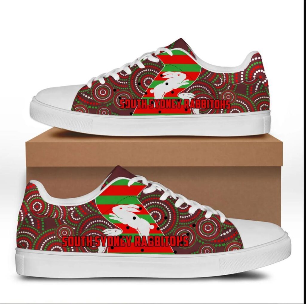 NRL South Sydney Rabbitohs Indigenous Stan Smith Shoes