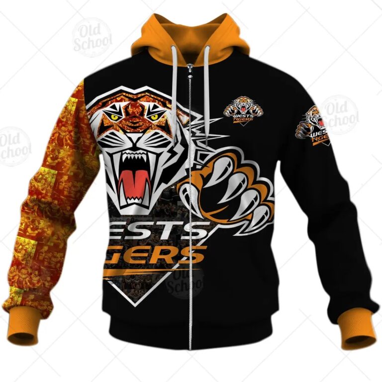 NRL Wests Tigers Special Edition Zip Up Hoodie