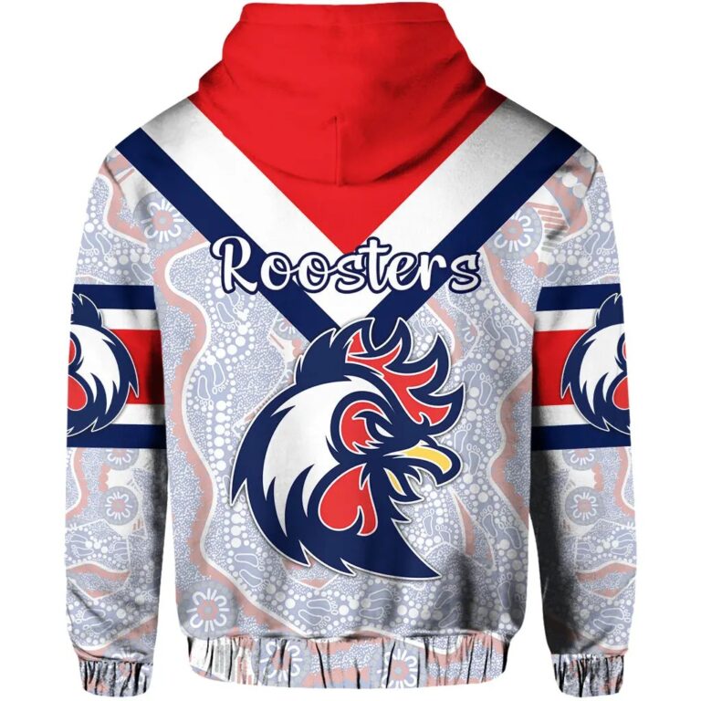 NRL Sydney Roosters Indigenous Zip Up Hoodie