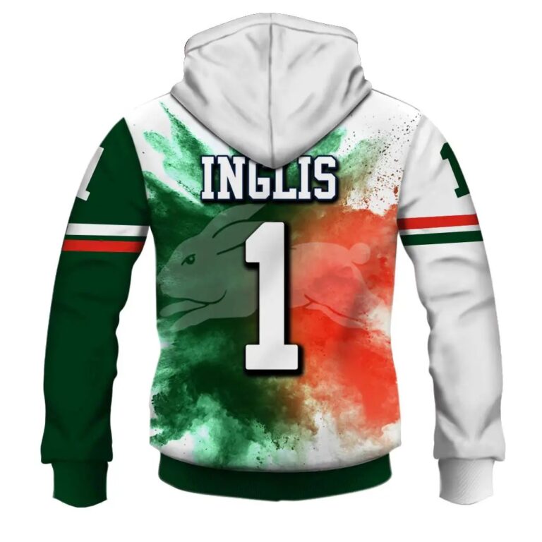 NRL South Sydney Rabbitohs Greg Inglis Zip Up Hoodie