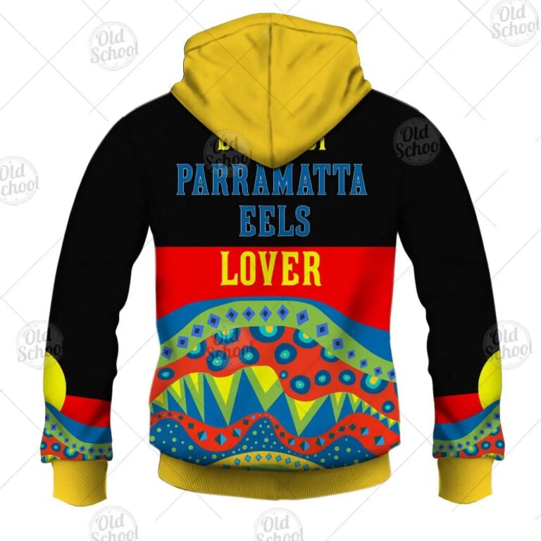 NRL Parramatta Eels Dinky Di Lover Aboriginal Flag x Indigenous Zip Up Hoodie