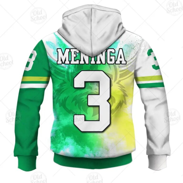 NRL Canberra Raiders Immortal Mal Meninga Zip Up Hoodie