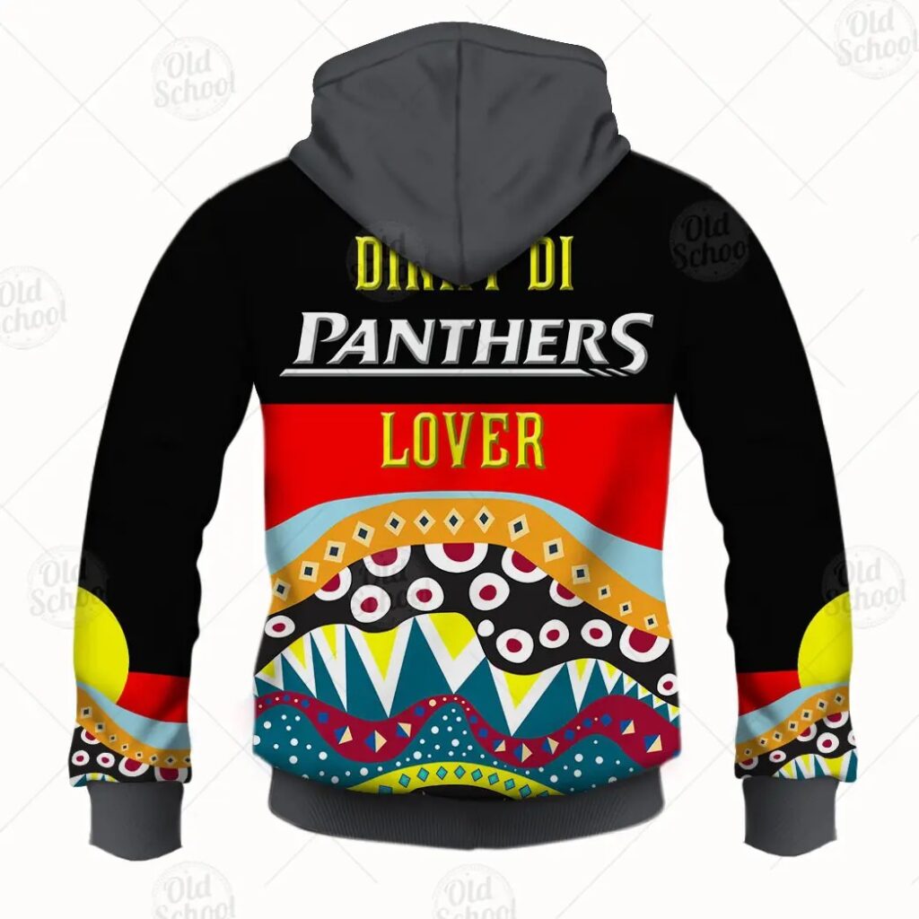 NRL Penrith Panthers Dinky Di Lover Aboriginal Flag x Indigenous Zip Up Hoodie