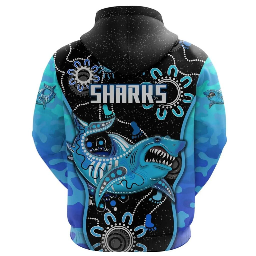 NRL Cronulla-Sutherland Sharks Anzac Day Zip Up Hoodie