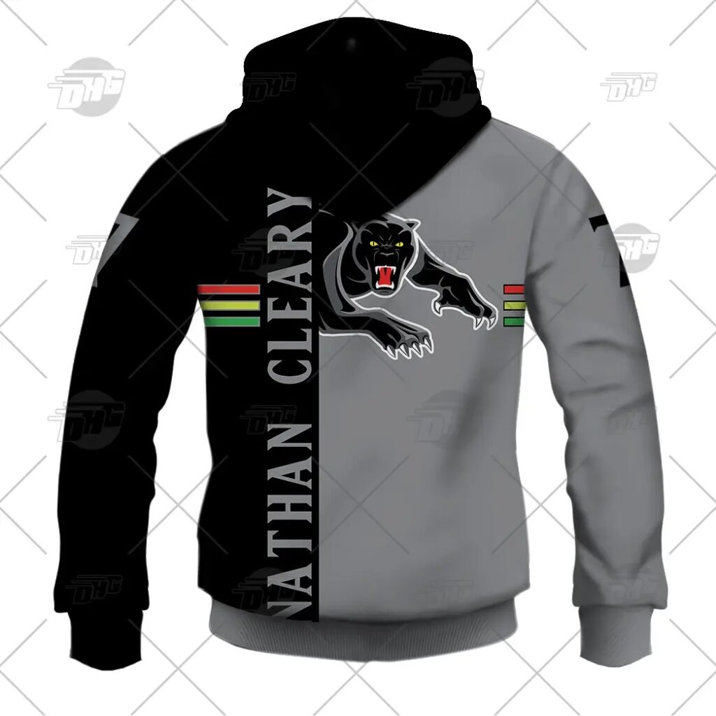 NRL Penrith Panthers Nathan Cleary Elite Player Style Zip Up Hoodie