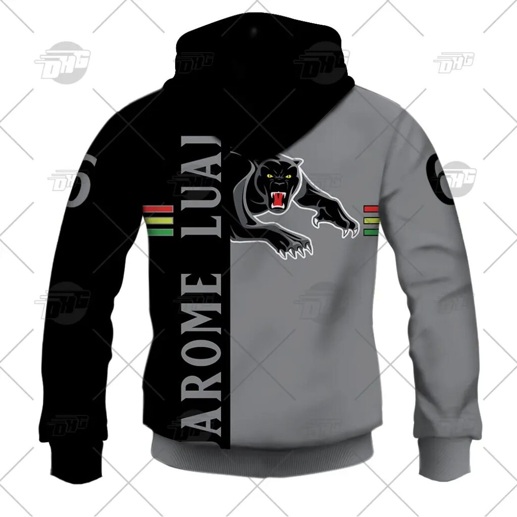 NRL Penrith Panthers Jarome Luai Elite Player Style Zip Up Hoodie