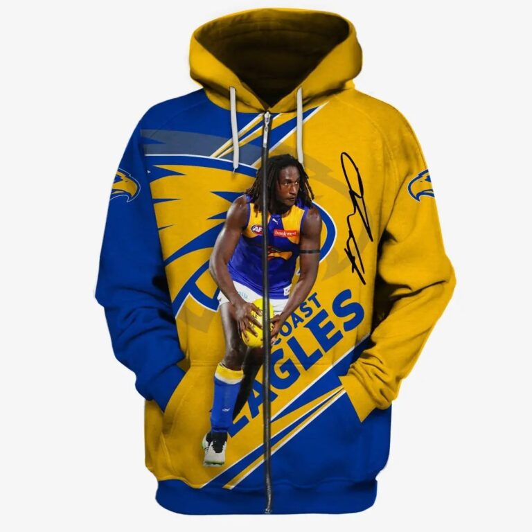 AFL West Coast Eagles Nic Naitanui Zip Up Hoodie