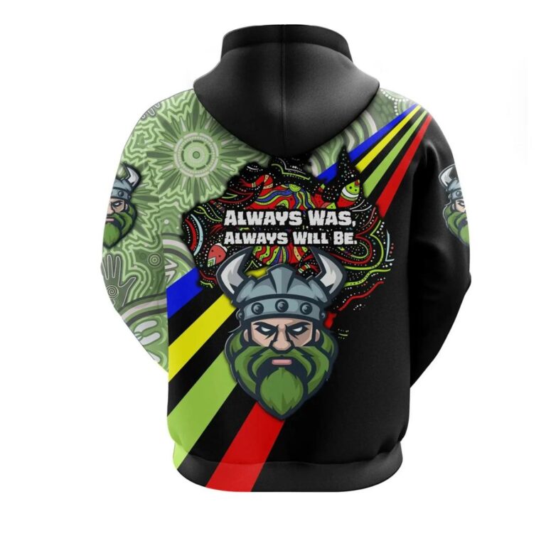 NRL Canberra Raiders Naidoc Zip Up Hoodie