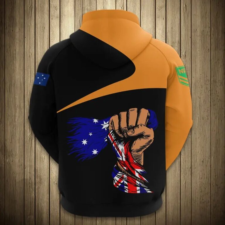 NRL Wests Tigers Black Beer Zip Up Hoodie