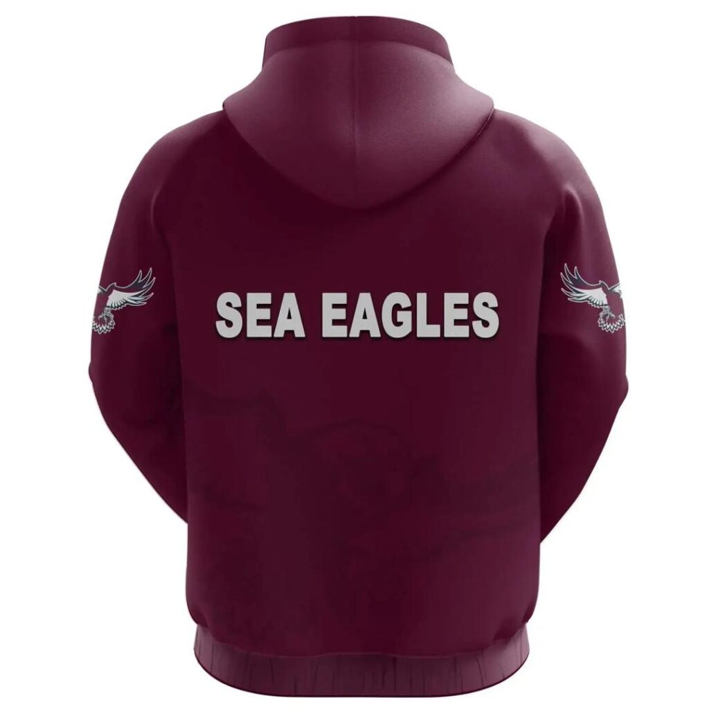 NRL Manly Warringah Sea Eagles Original Zip Up Hoodie