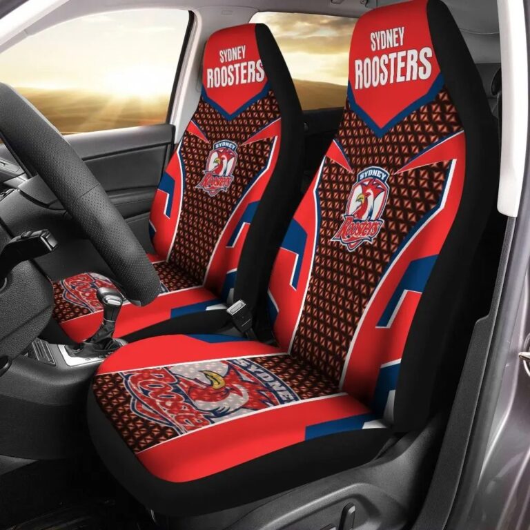 NRL Sydney Roosters Car Seat Covers V5